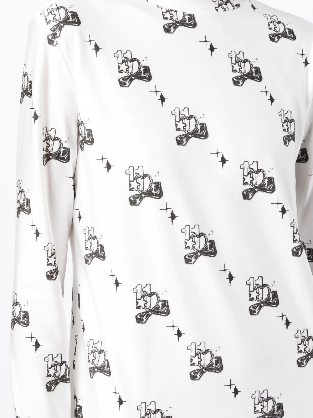 all-over 11-print dress - 6