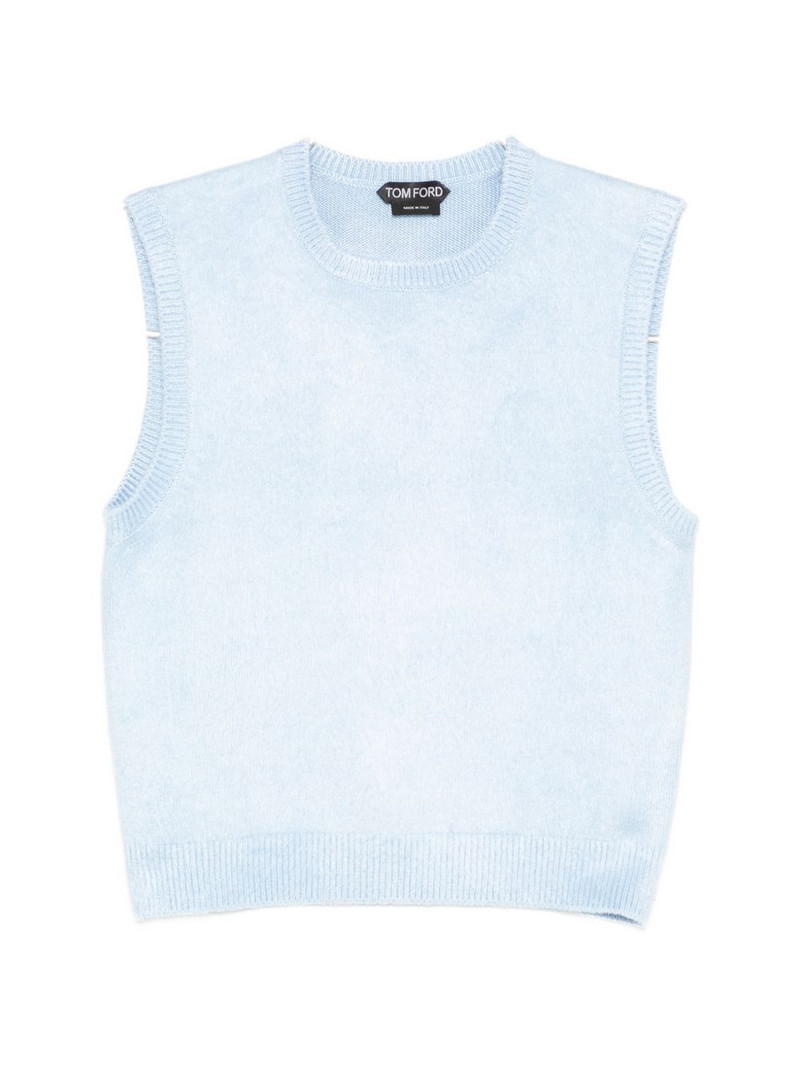 TOM FORD round-neck knit vest outlook