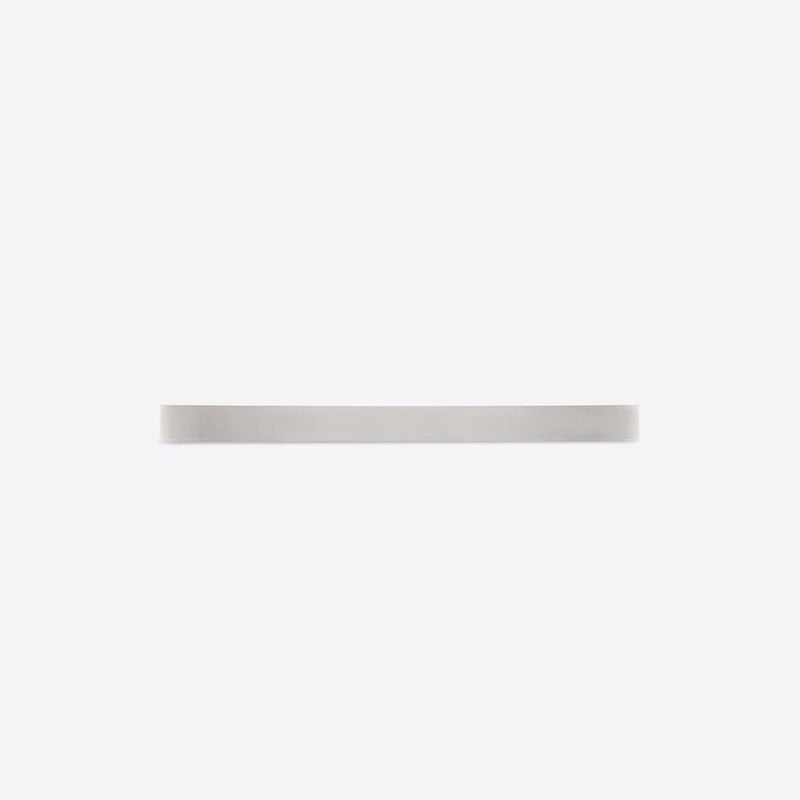 BALENCIAGA Women's Bb Extra Thin Belt in Grey outlook