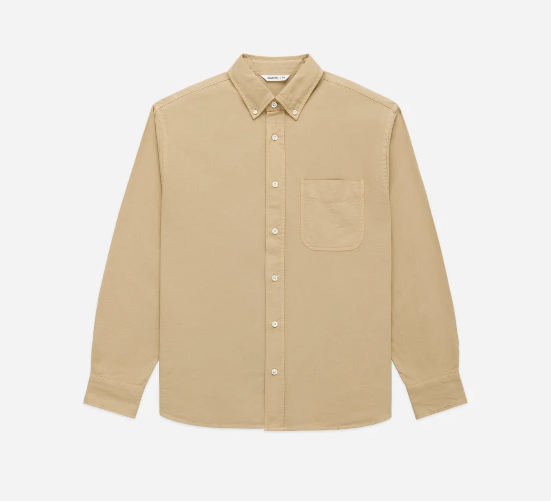 Big Oxford Shirt - Safari Tan - 1