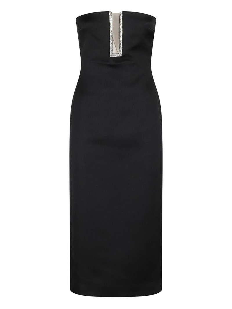rhinestone-embellished midi dress 1