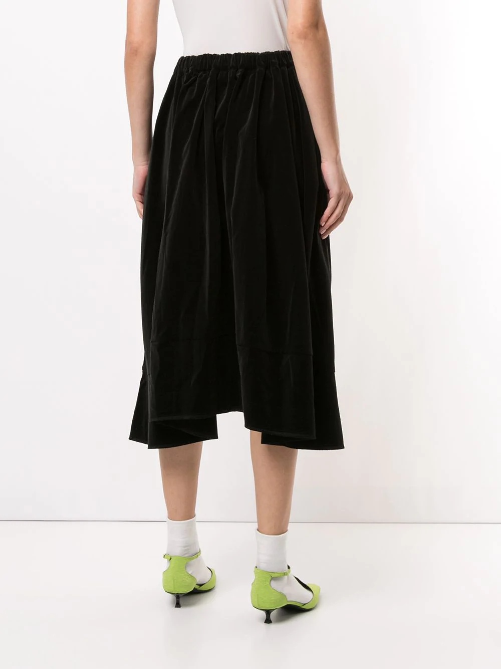 high-waisted midi skirt - 4