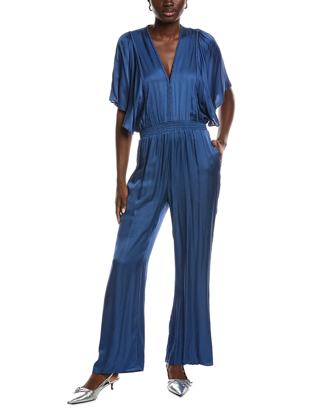 Maje Flutter Sleeve Jumpsuit - 1