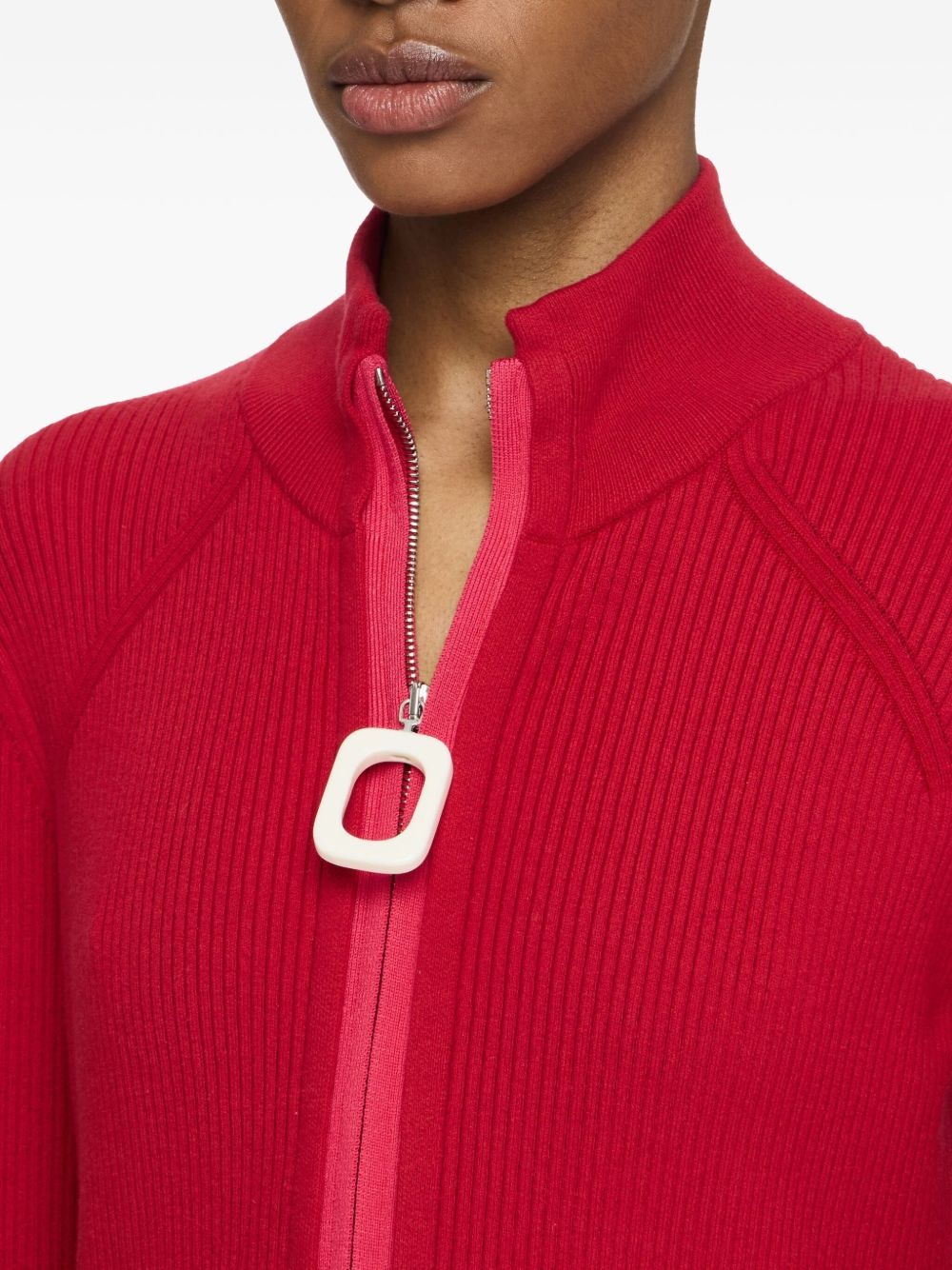 zip-up cardigan - 4