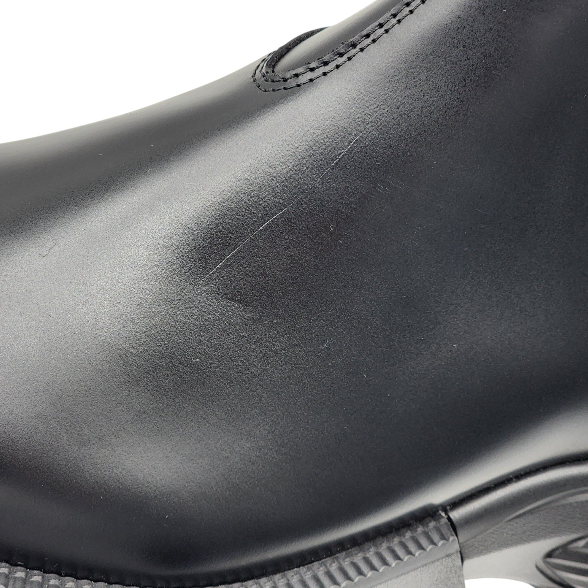 Dior Combat Chelsea Boots - Polished Calfskin - Black - 40 - 7