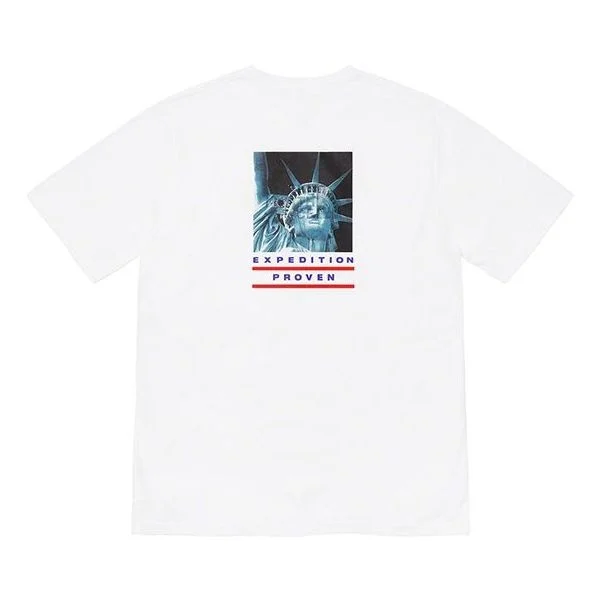 Supreme FW19 Week 10 x The North Face Statue of Liberty White Tee SUP-FW19-902 - 1