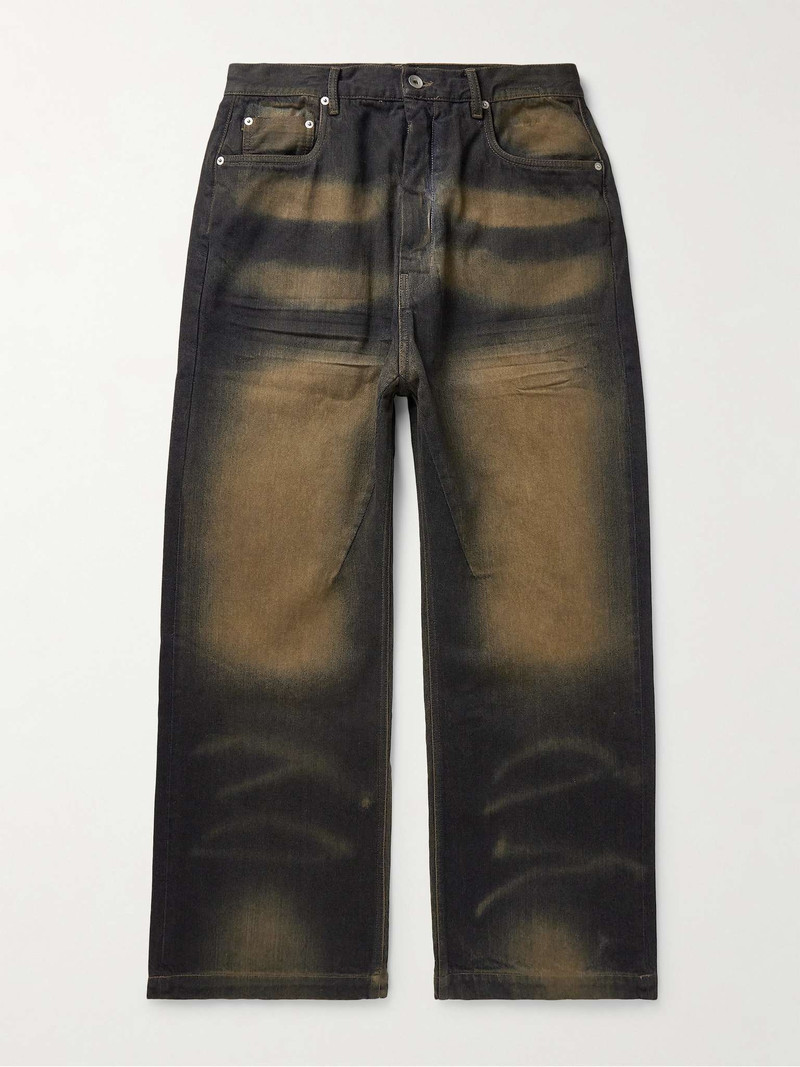 Geth Wide-Leg Distressed Jeans 1
