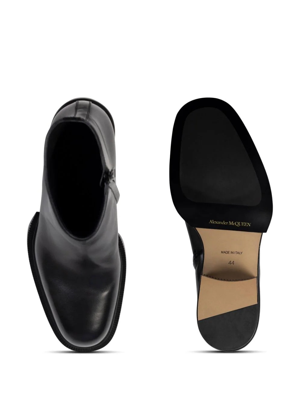 CUBAN STACK LEATHER BOOT - 3