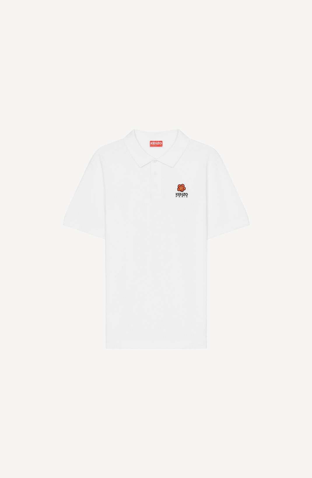 'BOKE FLOWER' crest polo shirt - 1