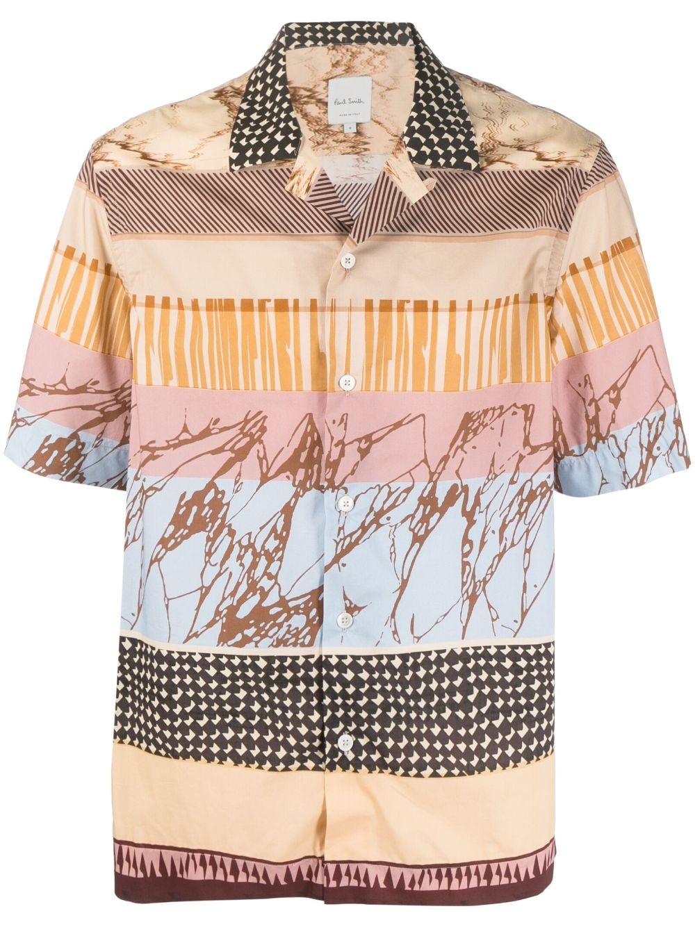 graphic-print short-sleeved shirt - 1