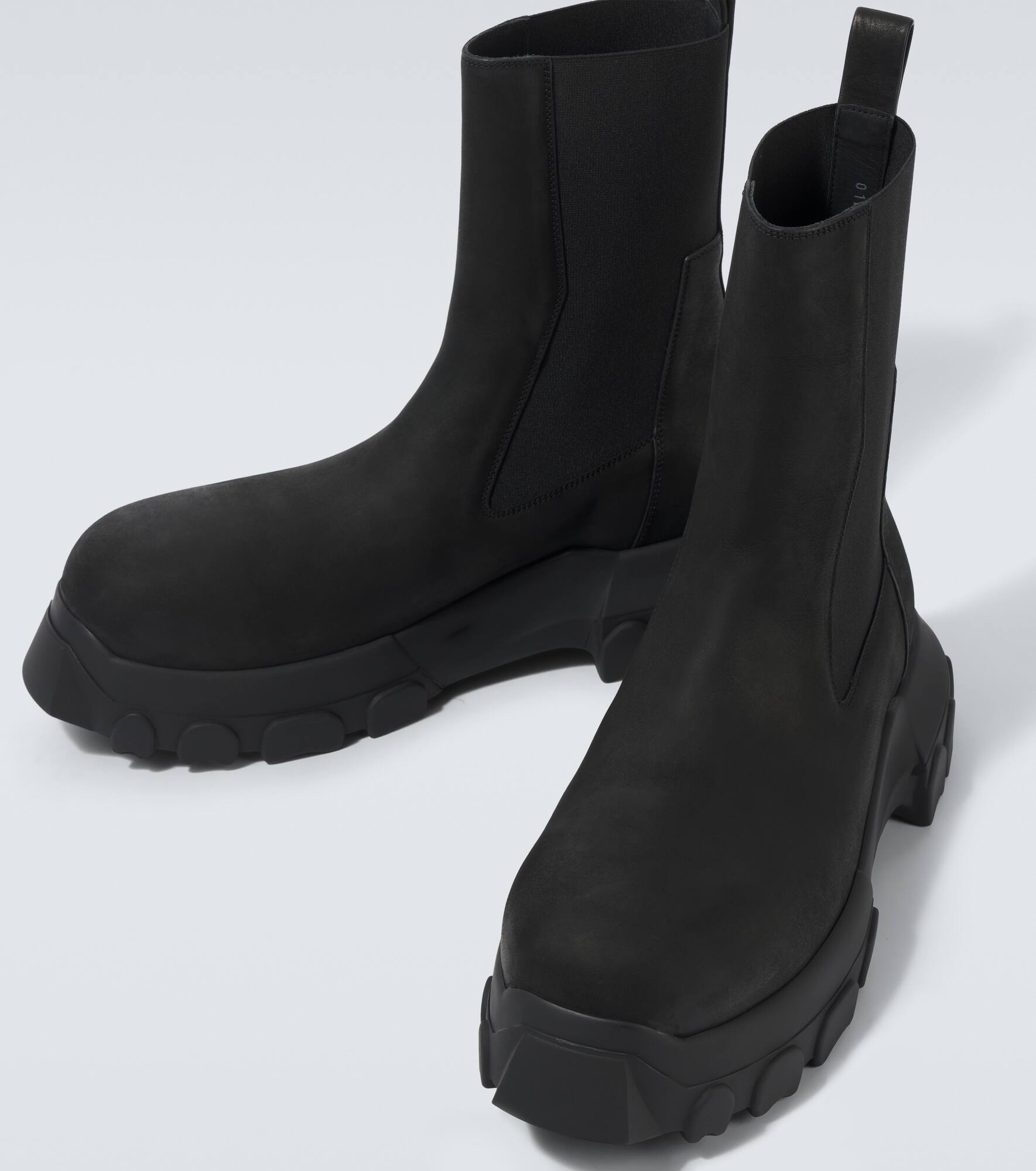 Beatle Tractor suede Chelsea boots - 3