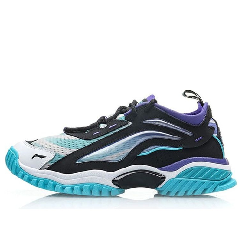 Li-Ning BAD FIVE XLARGE Running Shoes Blue/Black AGLP115-2 - 1