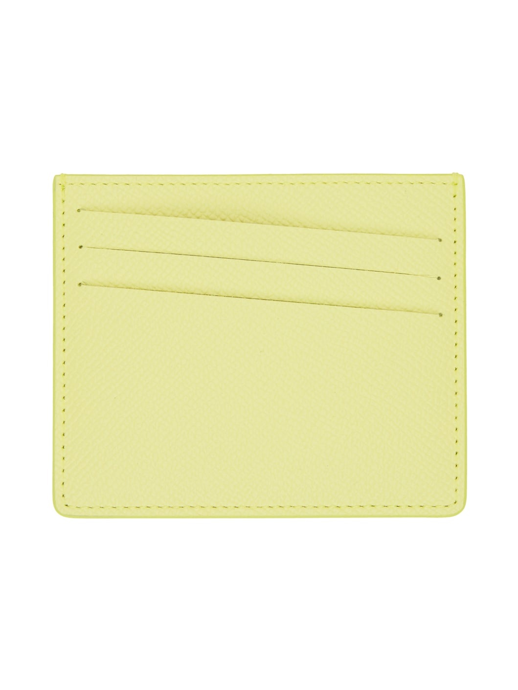 Yellow Four Stitches Card Holder - 2