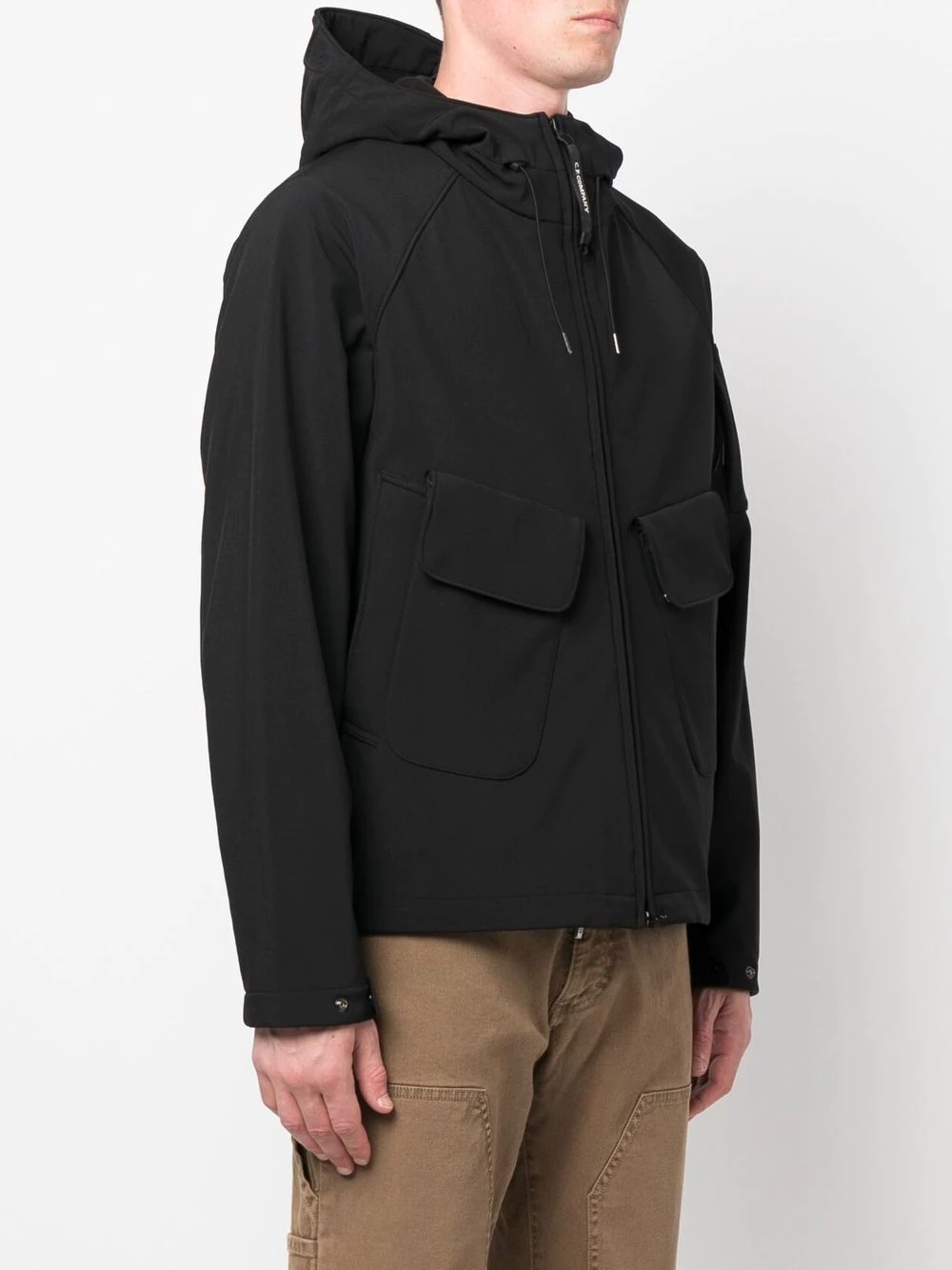 zip-up hooded jacket - 3