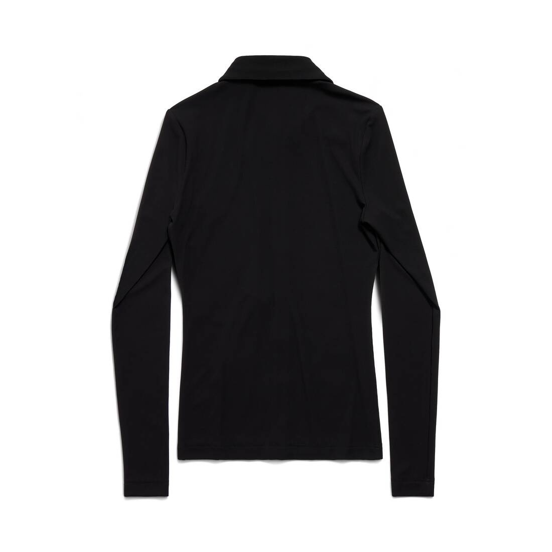Women's Stretch Shirt Fitted in Black - 2