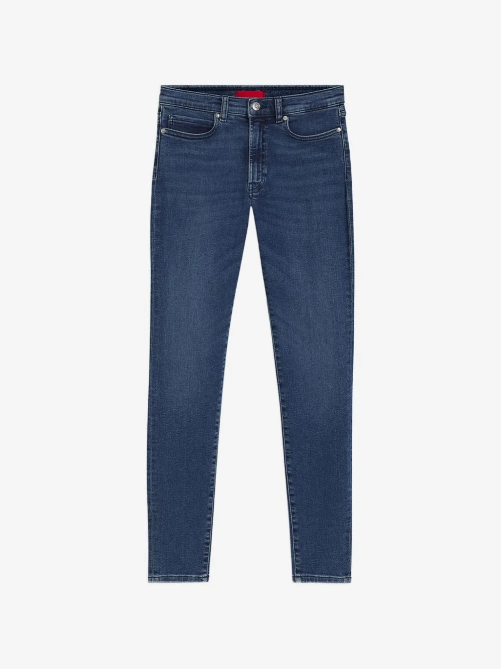 logo-patch skinny jeans - 1