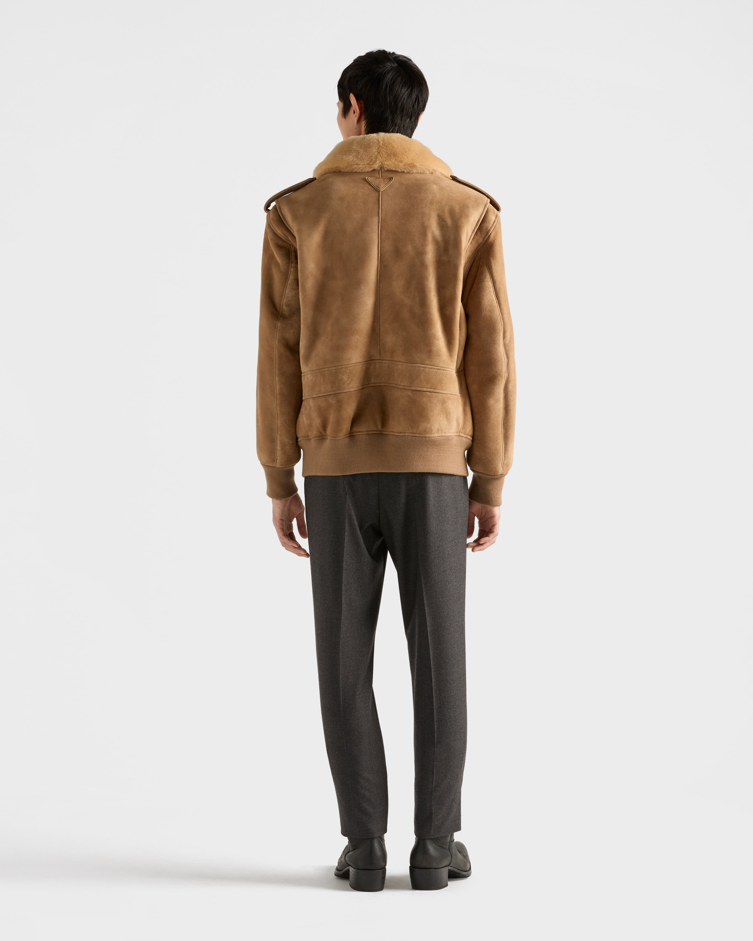 Stretch cashmere pants - 5