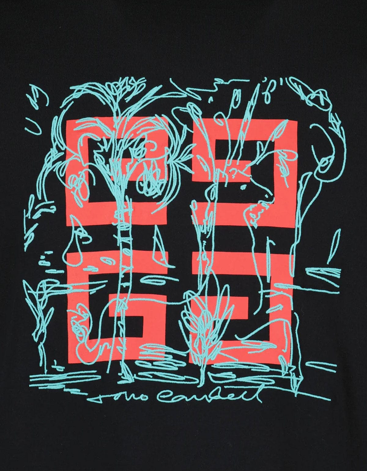 Givenchy Black 4G Logo Print T-Shirt - 3
