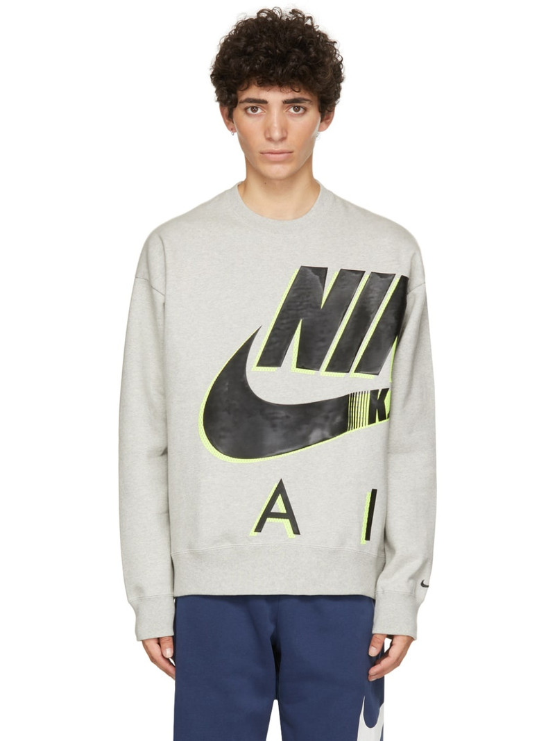 Grey Kim Jones Edition Fleece Crew NRG Sweatshirt - 1