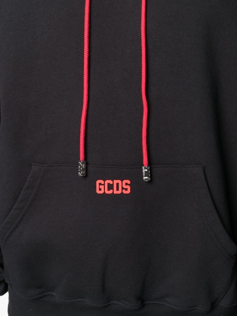 logo-print cotton hoodie - 5
