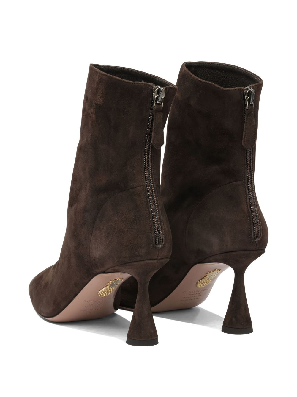 75mm Amore suede ankle boots - 4