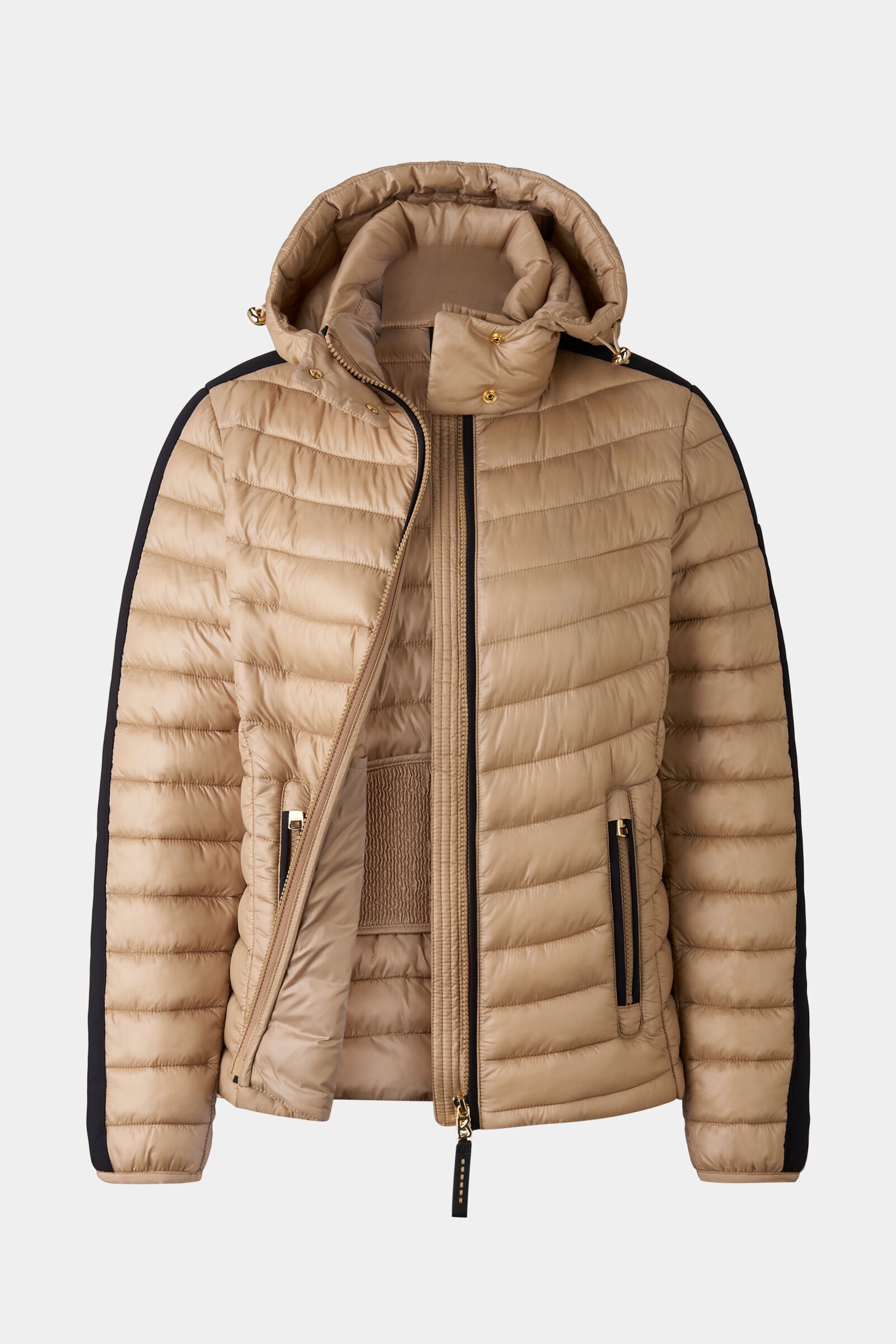 Ana Quilted jacket in Camel - 2