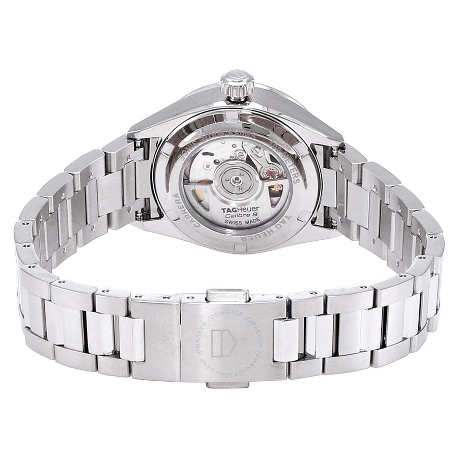 Tag Heuer Carrera Automatic White Mother of Pearl Dial Ladies Watch WBN2410-BA0621 - 3