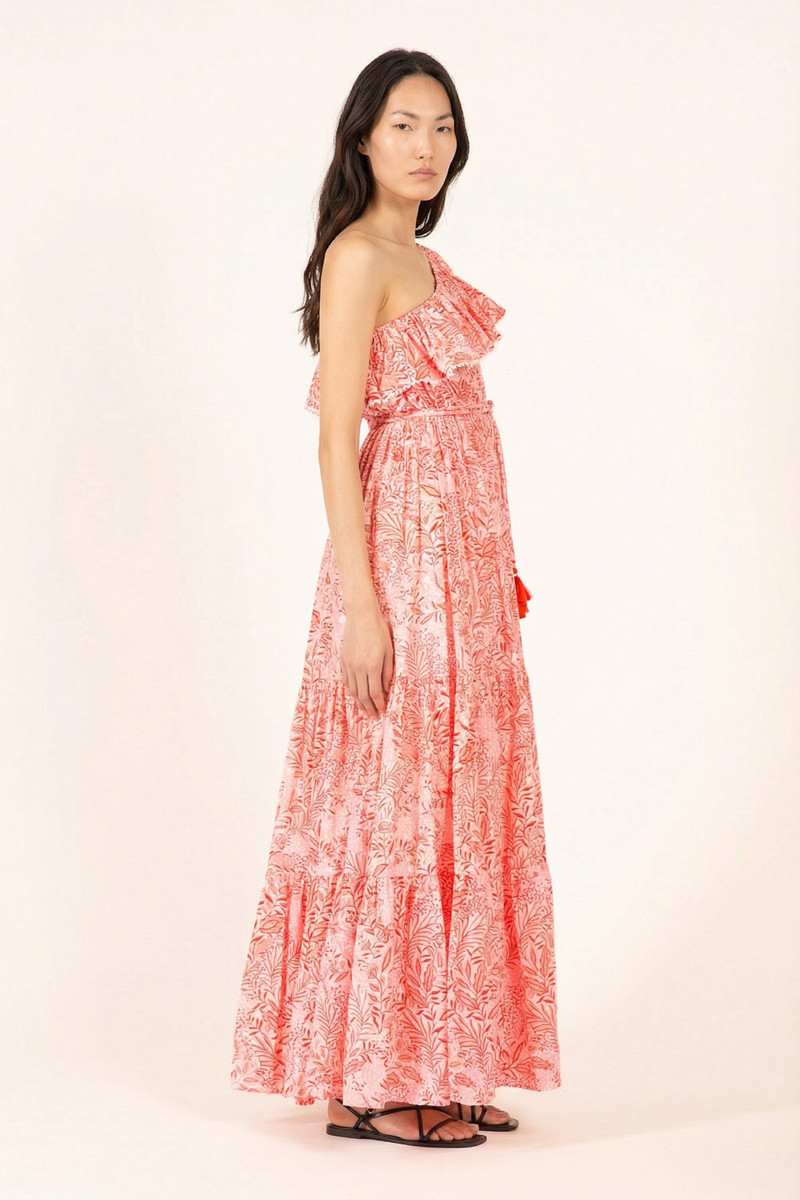 Long Dress Jay - Orange Palmarosa 3