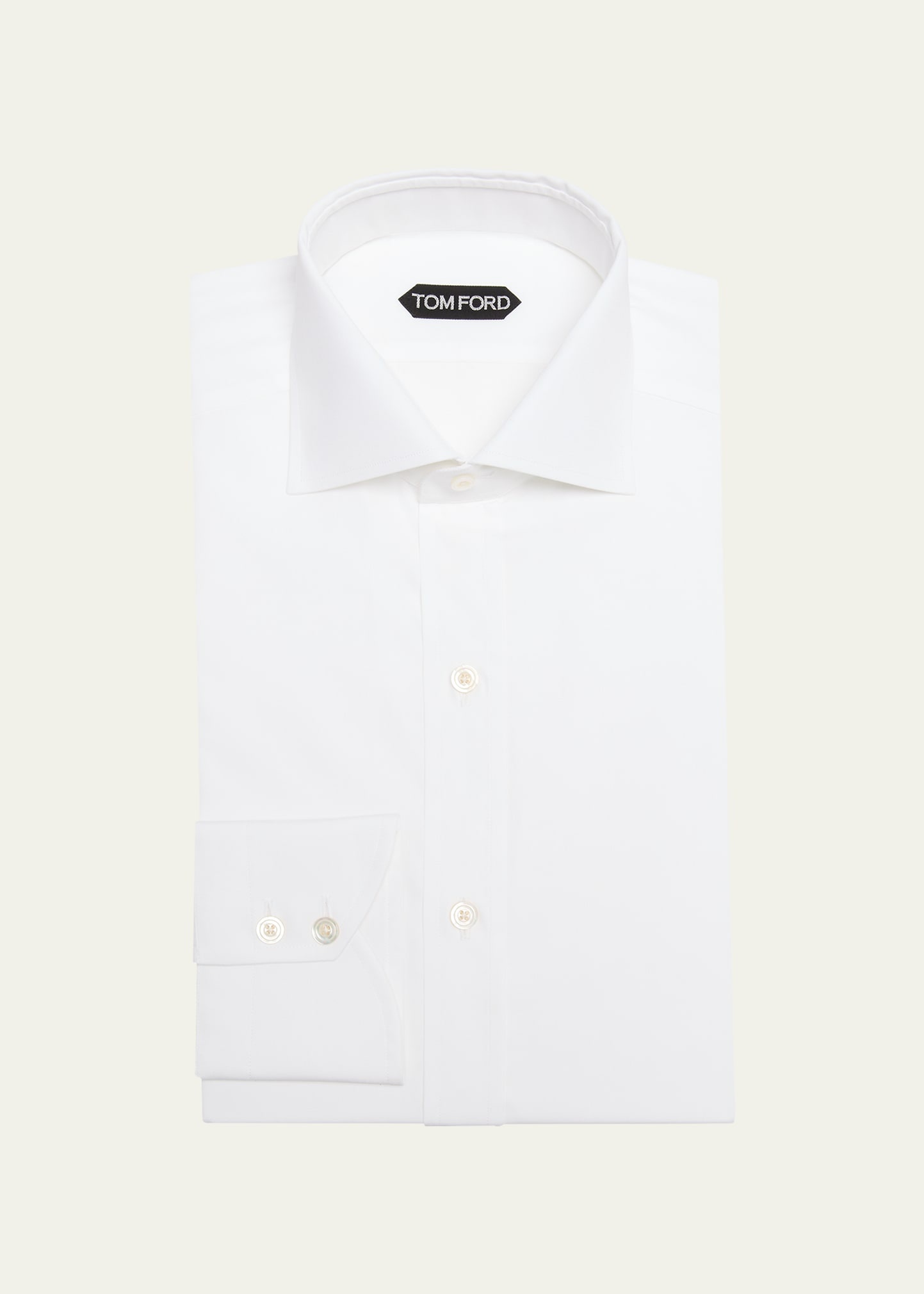 Men's Slim Fit Cotton Dress Shirt - 1