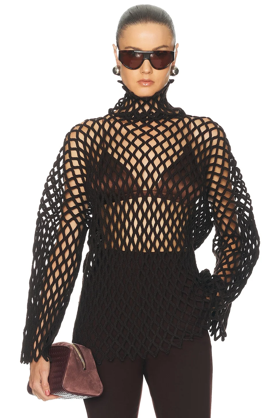 Fiesta Open Knit Sweater - 1