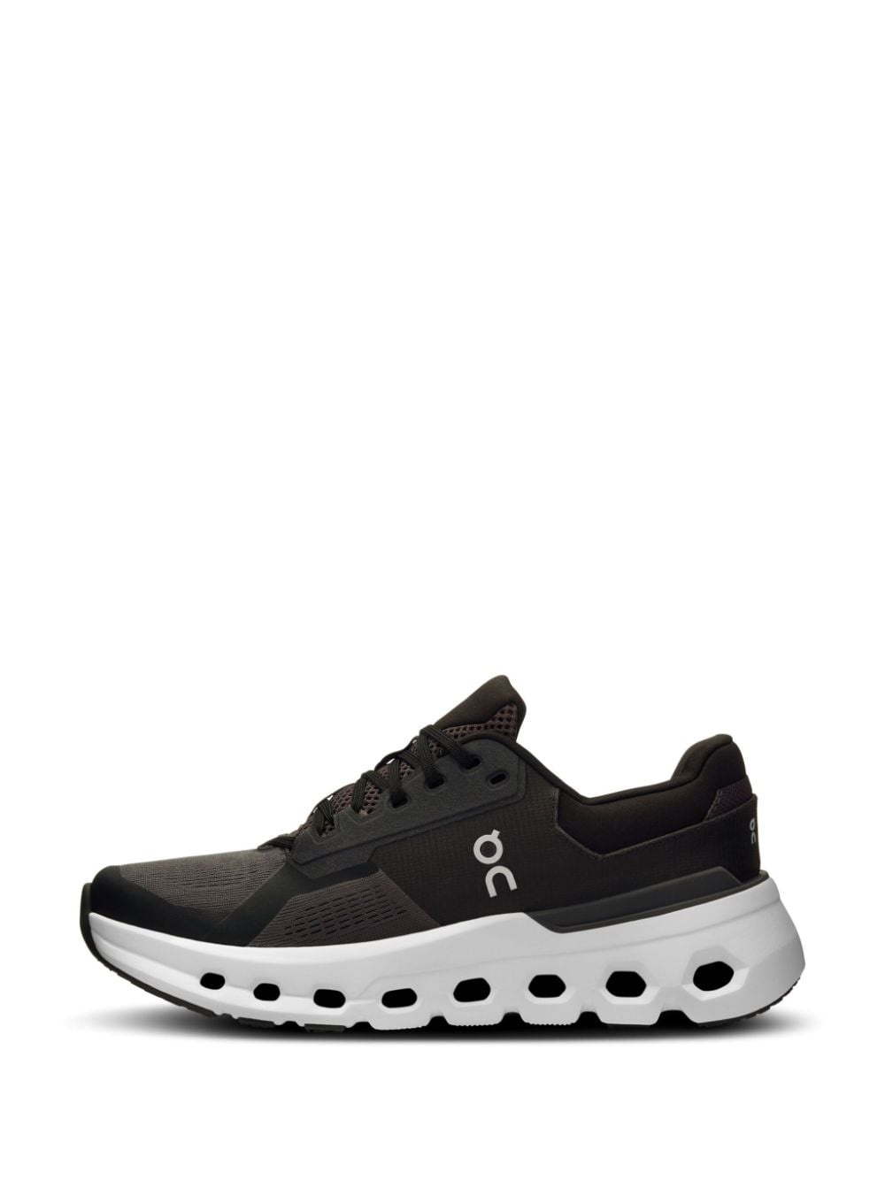 panelled knitted sneakers - 5