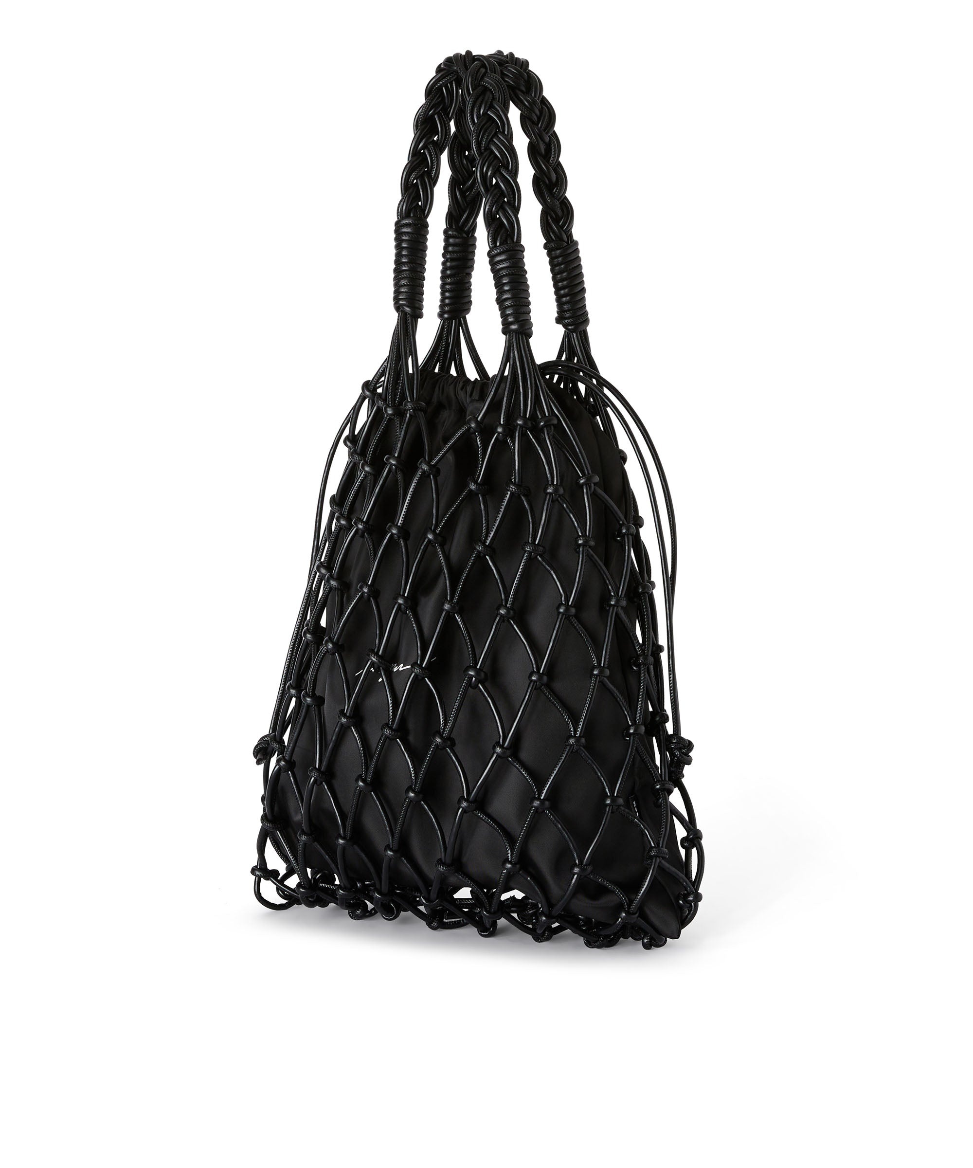 Elastic mesh tote with cursive logo - 3