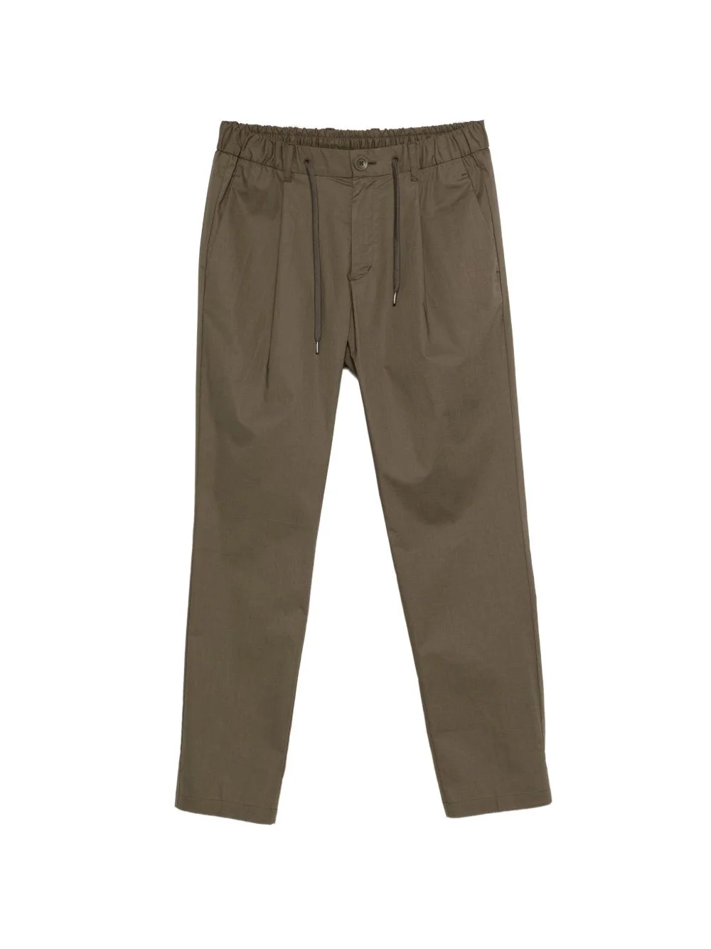 drawstring pleated trousers - 1