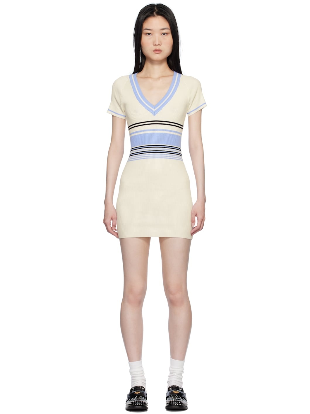 Off-White Uptown Knit Minidress - 1