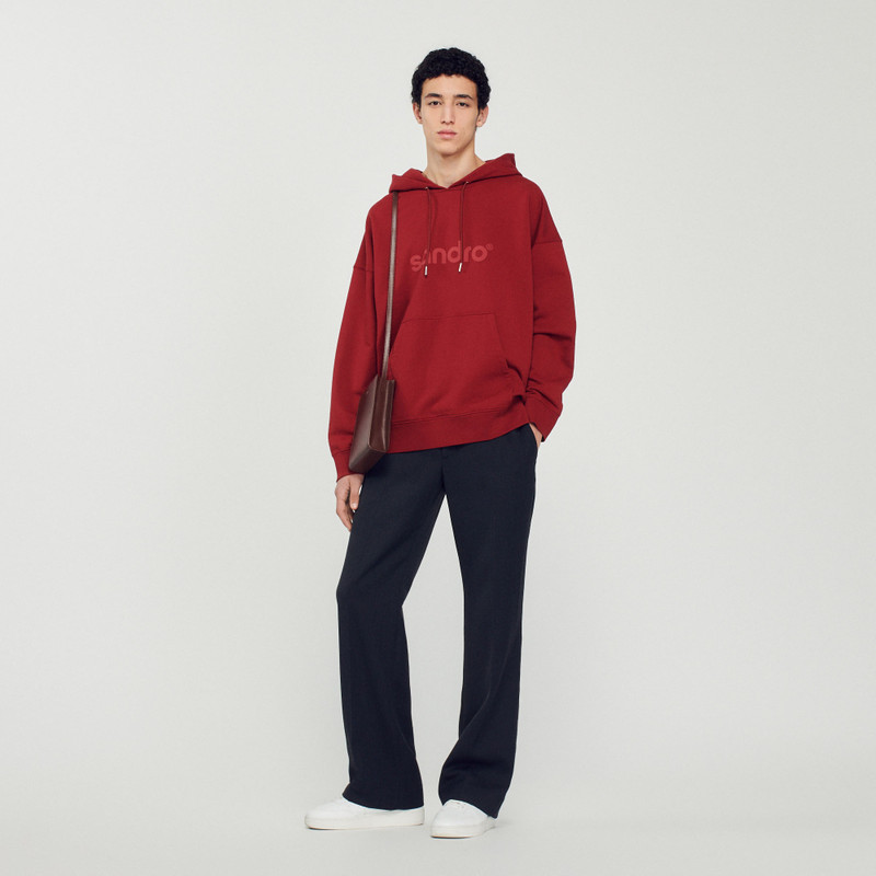 Sandro Oversized logo hoodie outlook