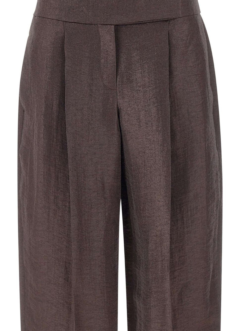 pleated-design trousers 5
