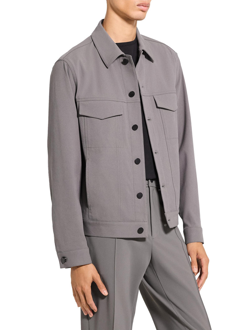 Men's River Neoteric Twill Trucker Jacket - Carbon 4