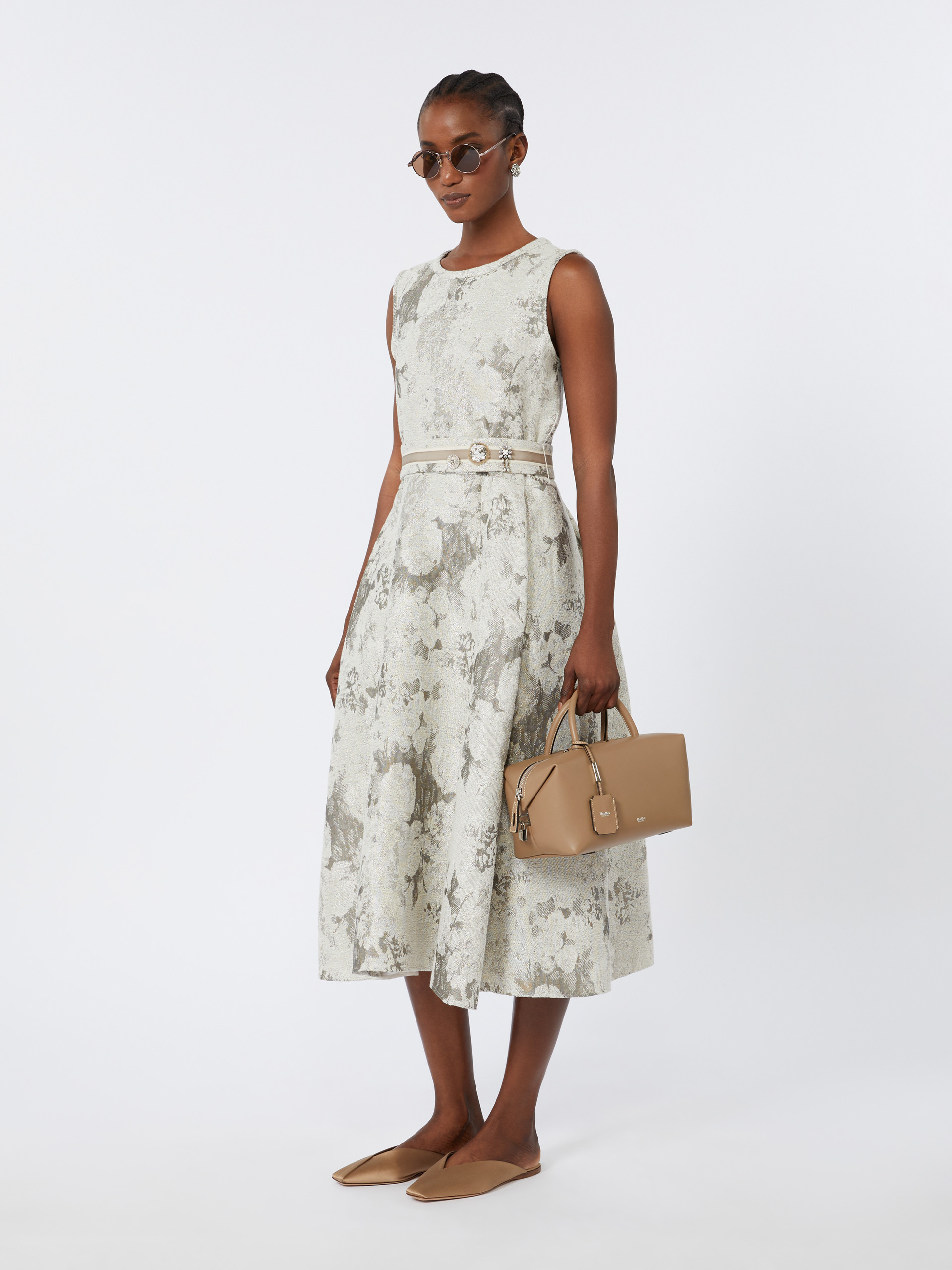 PRISCILLA Sleeveless jacquard dress - 2