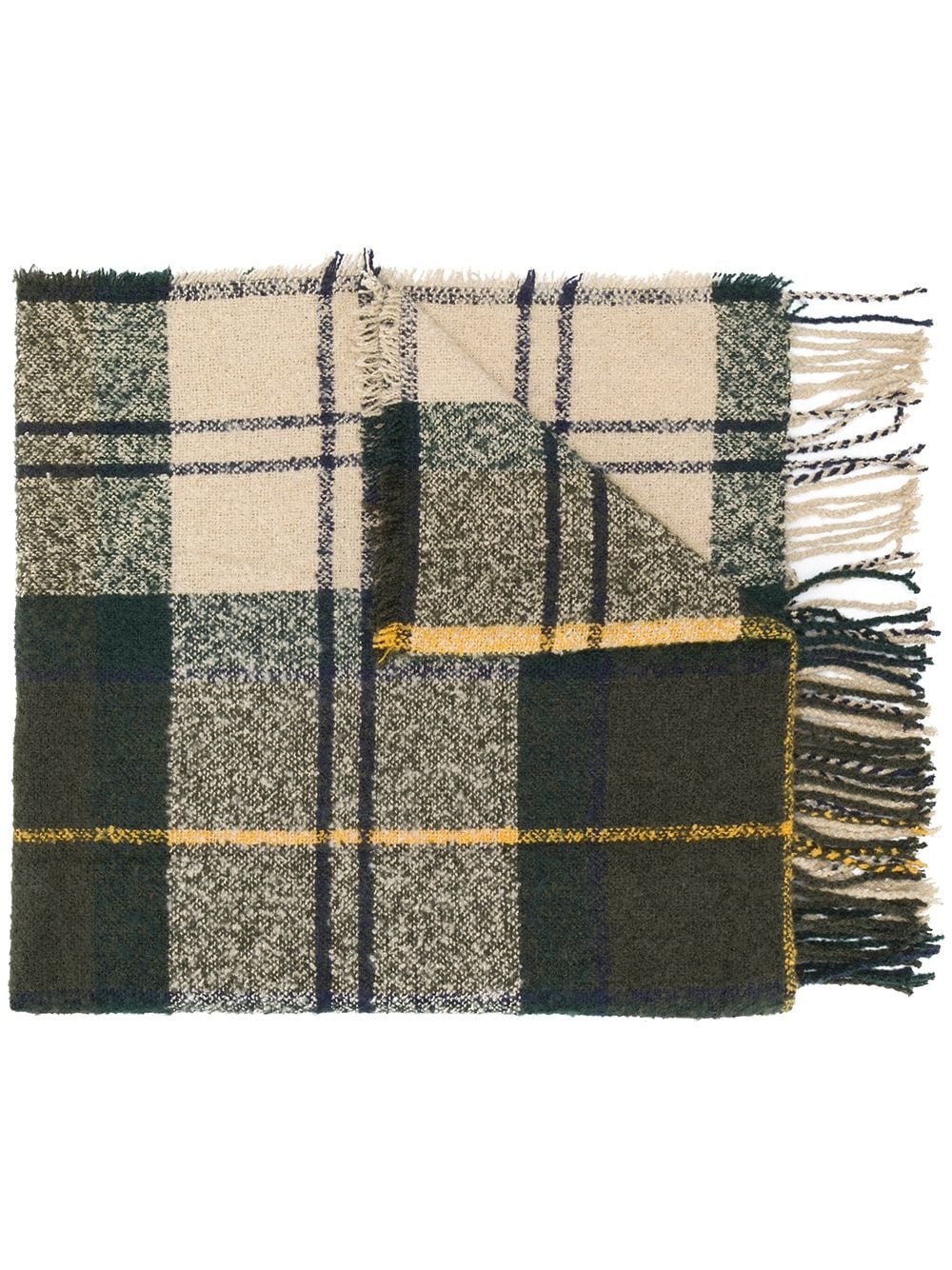 plaid check scarf - 1