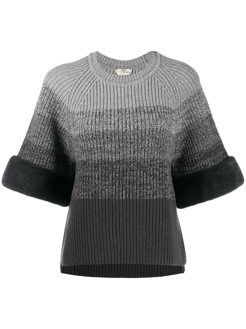 gradient knitted jumper - 1