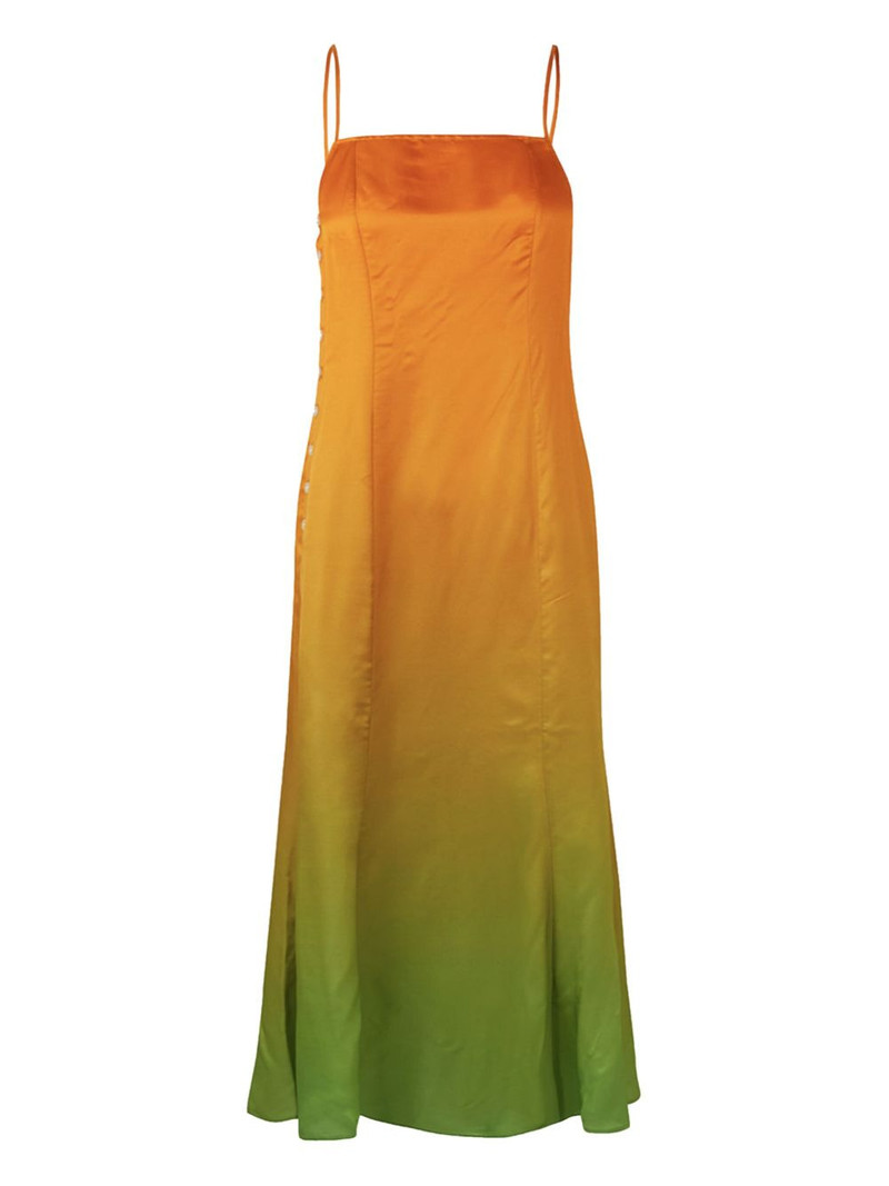 gradient silk dress 1