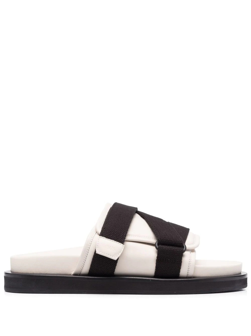 padded slip-on sandals - 1