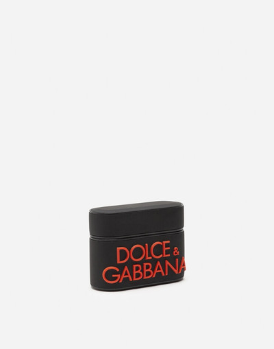 Dolce & Gabbana Rubber airpods pro case with micro-injection logo outlook