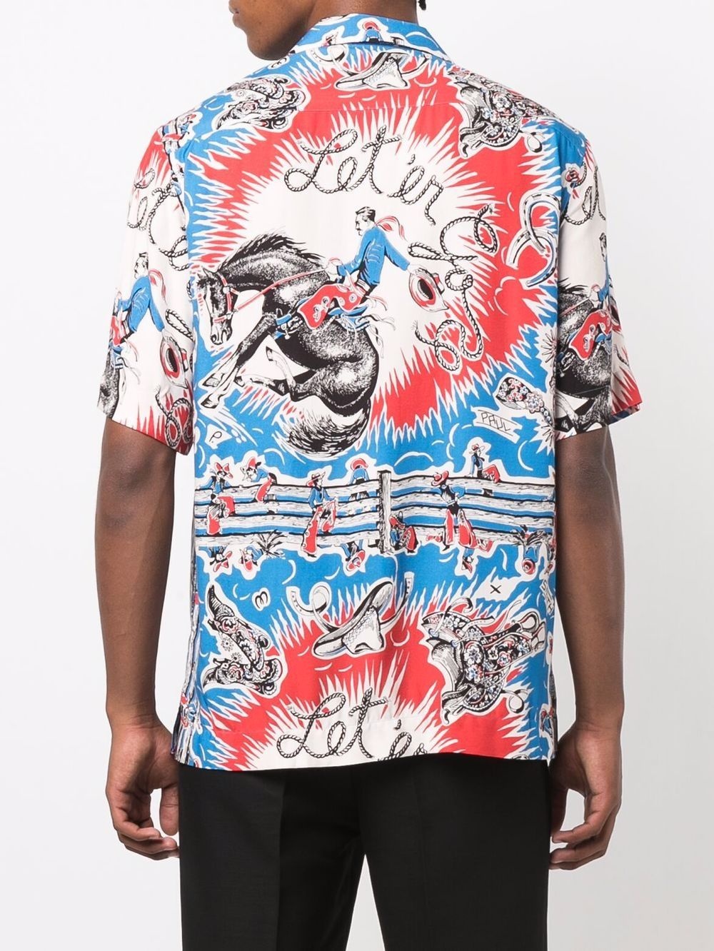 cowboy graphic-print shortsleeved shirt - 4