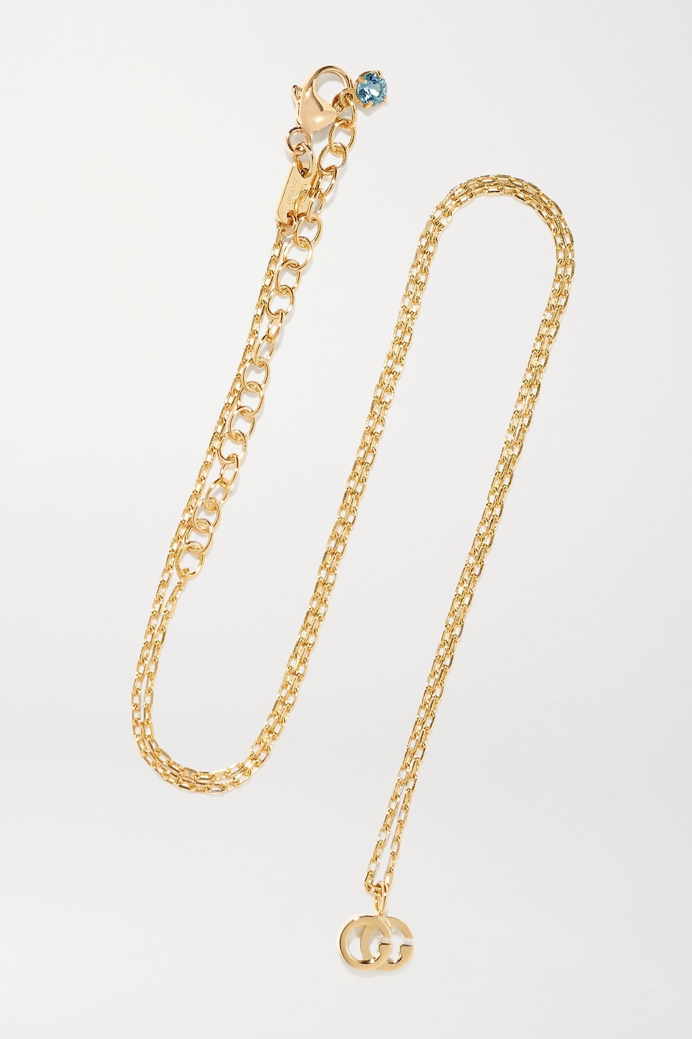 GG Running 18-karat gold topaz necklace - 1