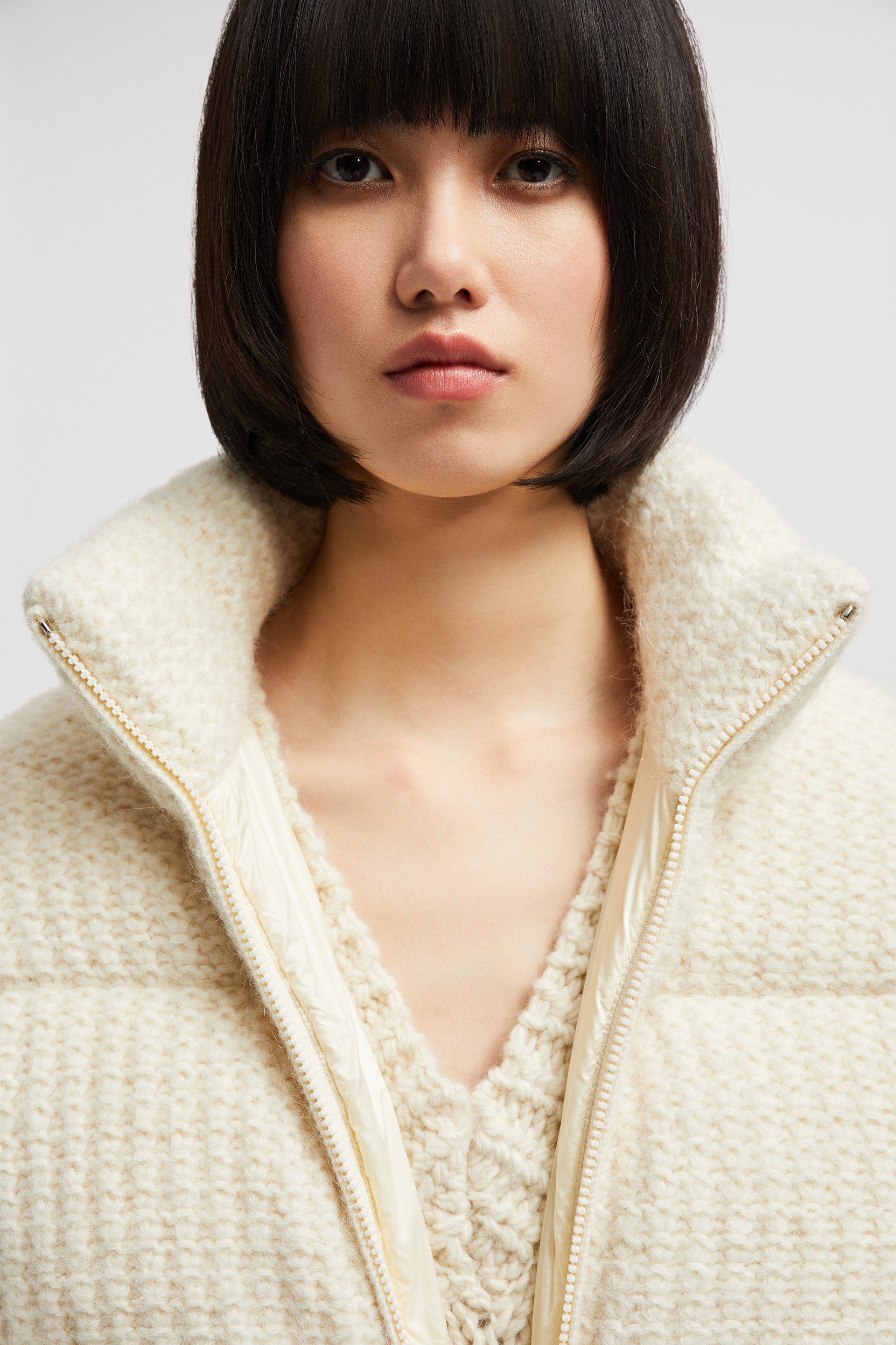 Padded Wool & Alpaca Zip-Up Cardigan - 7