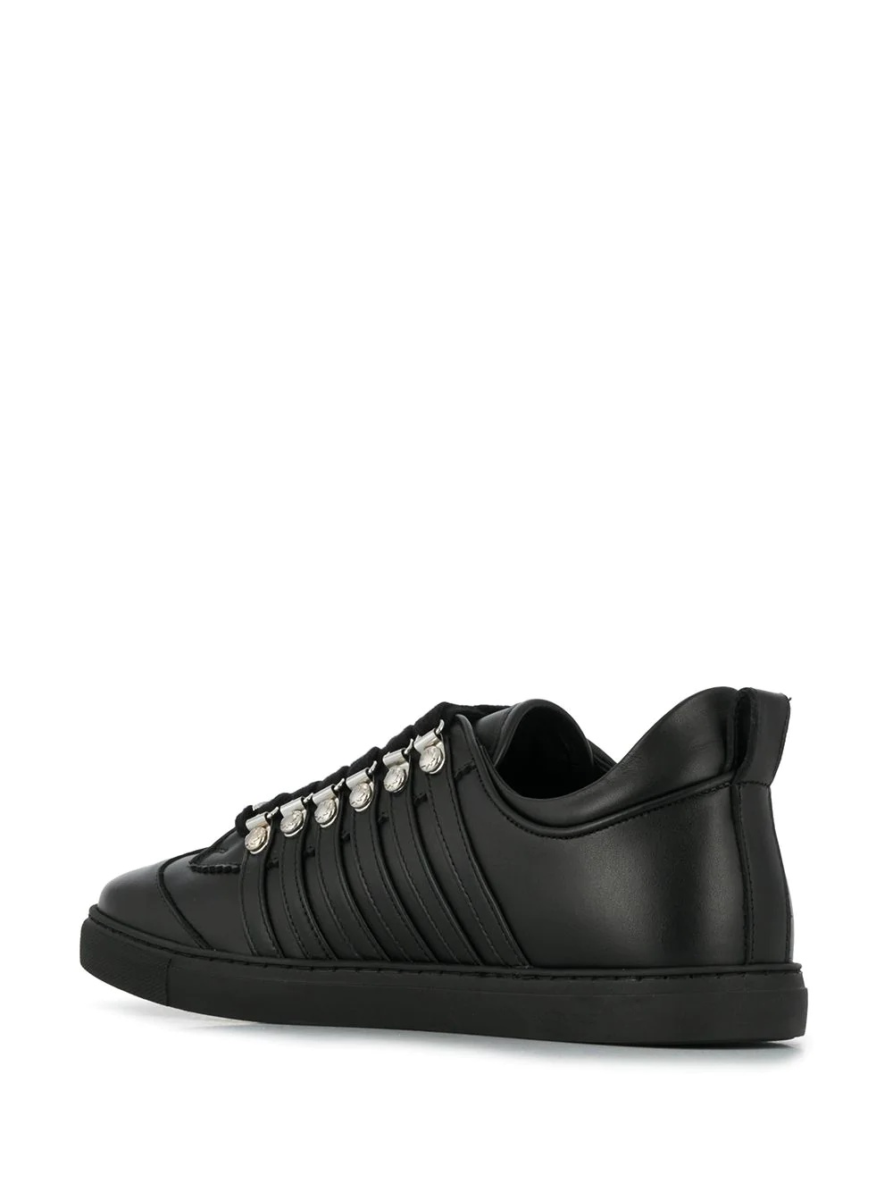 side stripe low-top sneakers - 3