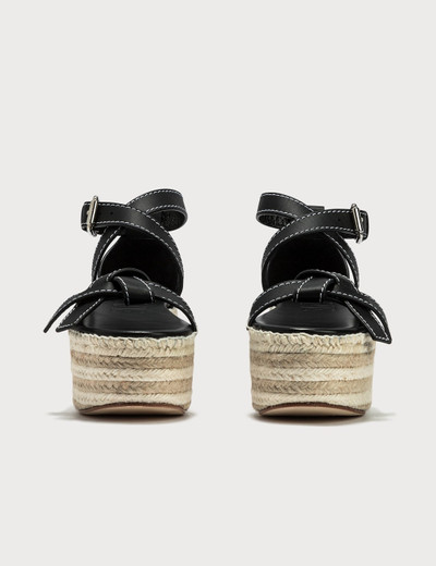 Loewe GATE WEDGE ESPADRILLE SANDALS outlook