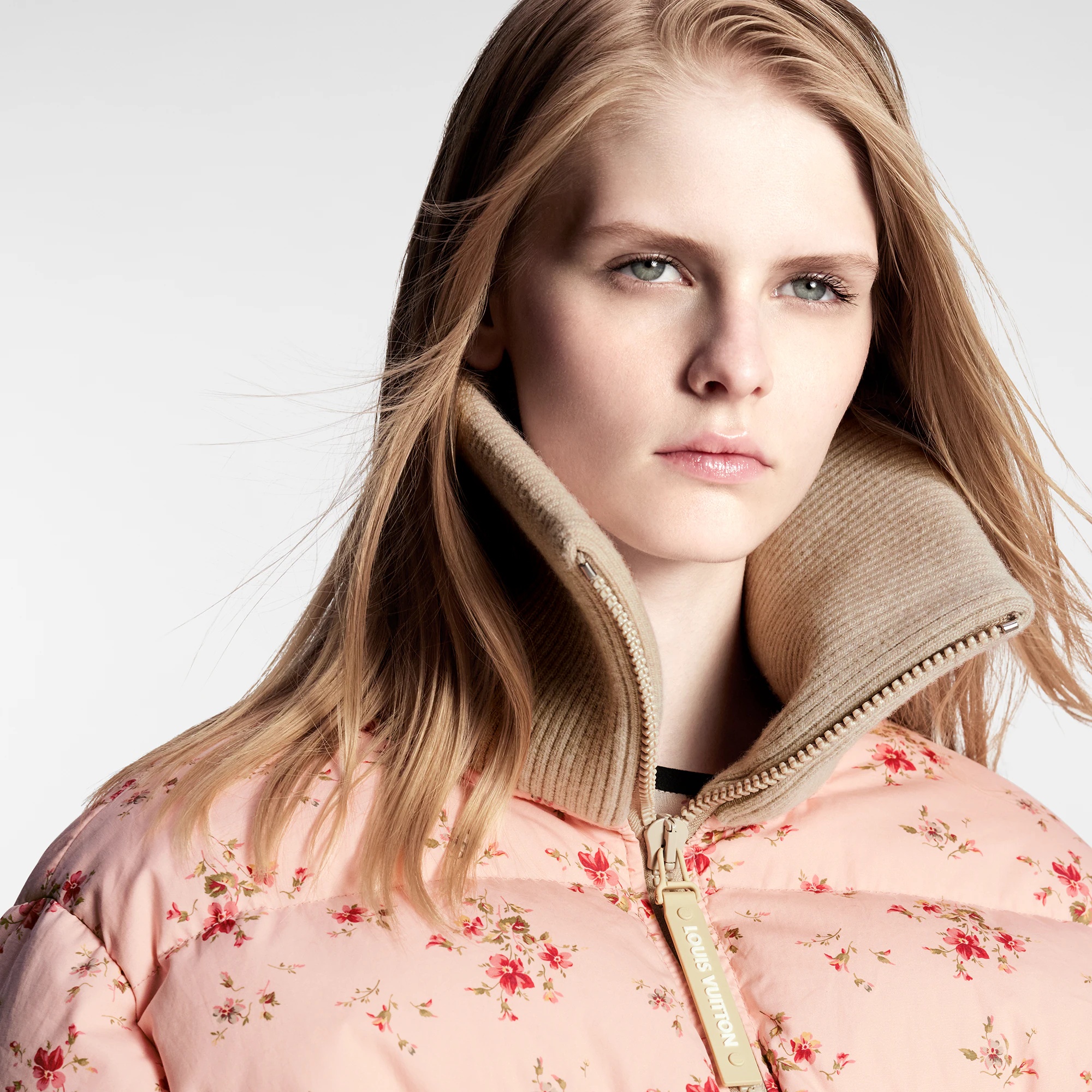 Floral Print Puffer Jacket - 2