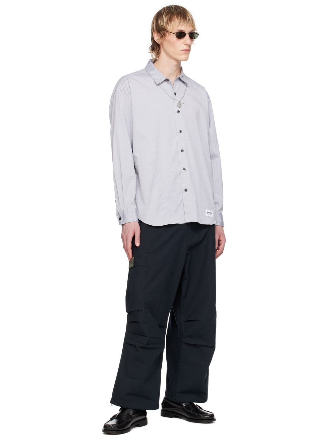 Gray Medal & Cross Shirt - 4